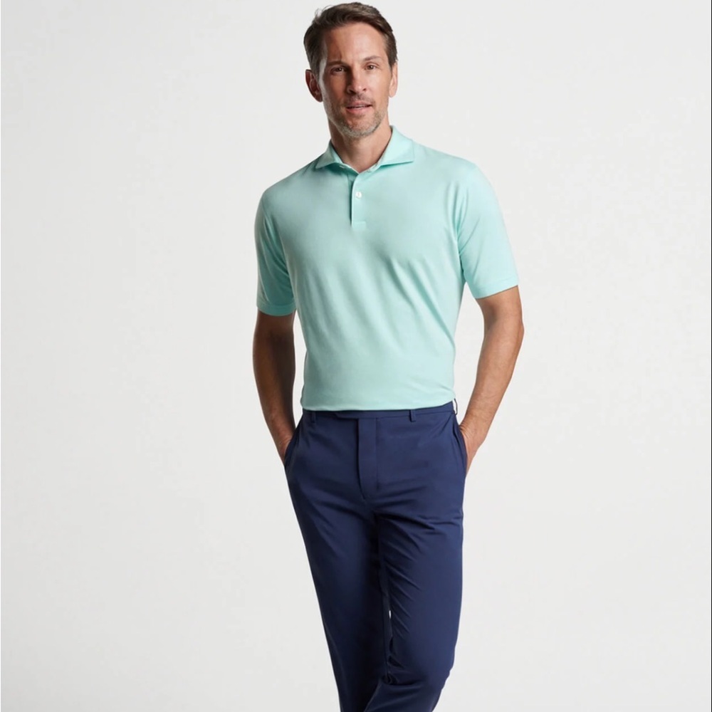 PETER MILLAR CROWN CRAFTED Stretch Cotton‎ Blend Polo